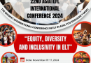 ขอเชิญชวนเข้าร่วมประชุมสัมมนาวิชาการนานาชาติ The 22nd AsiaTEFL International Conference 2024